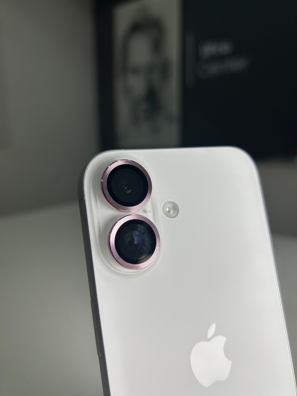 Protector de cámara sin brillo color rosado - 5