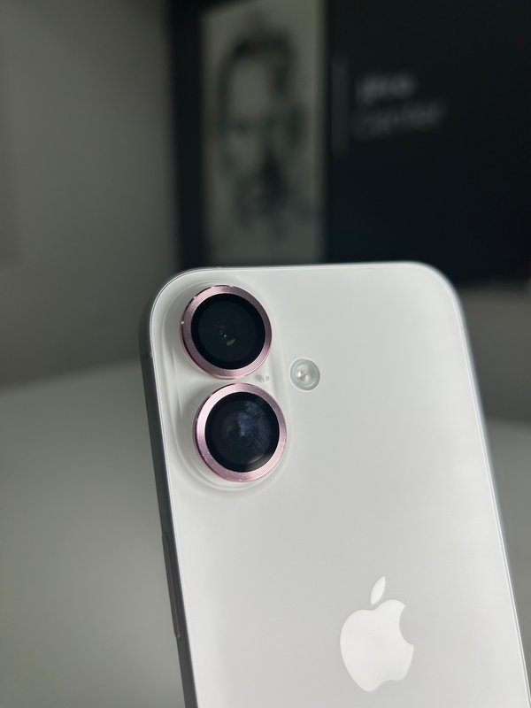 Protector de cámara sin brillo color rosado