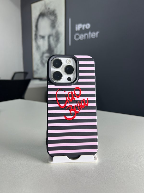 Case con diseños a moños y a rayas Ciao Bella - 16 Pro 