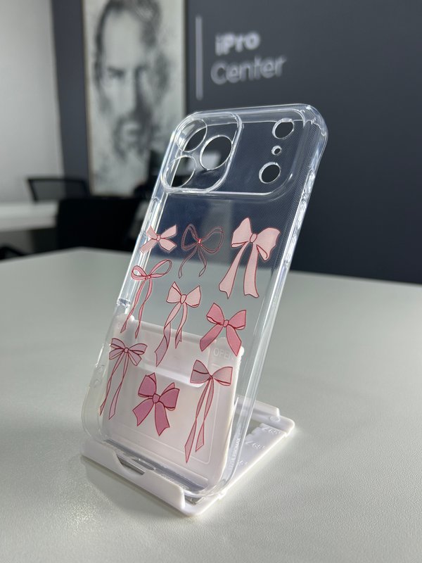 Case con varios diseños de moños y a rayas - 17 Pro/17 Pro Max 