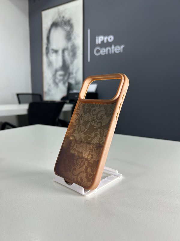 Case Marron con encaje y los bordes reforzados  - 17 Pro /17 Pro Max 