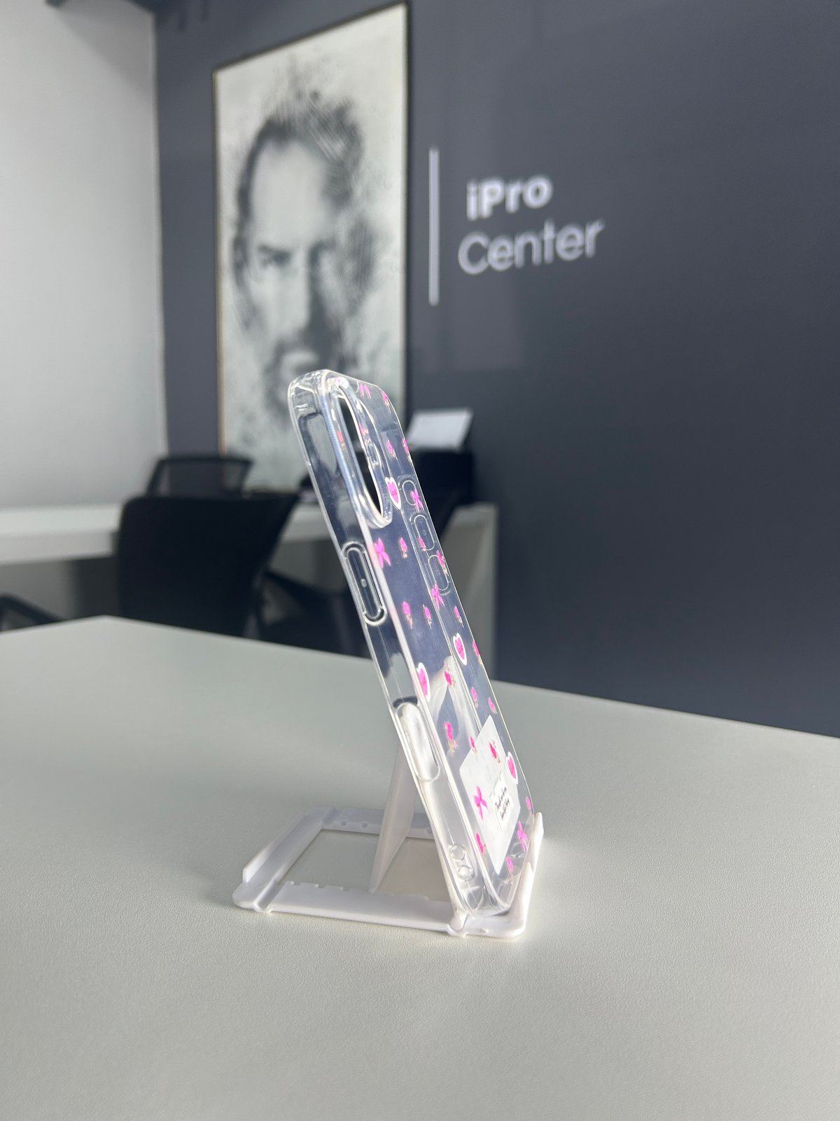 Case transparente con diseños de flores y moños - 16/17 Normal  - 3