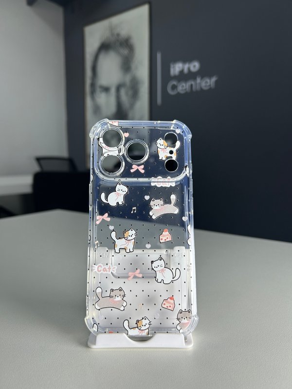 Case transparente con diseños de Cat - iPhone 17 Pro Max 