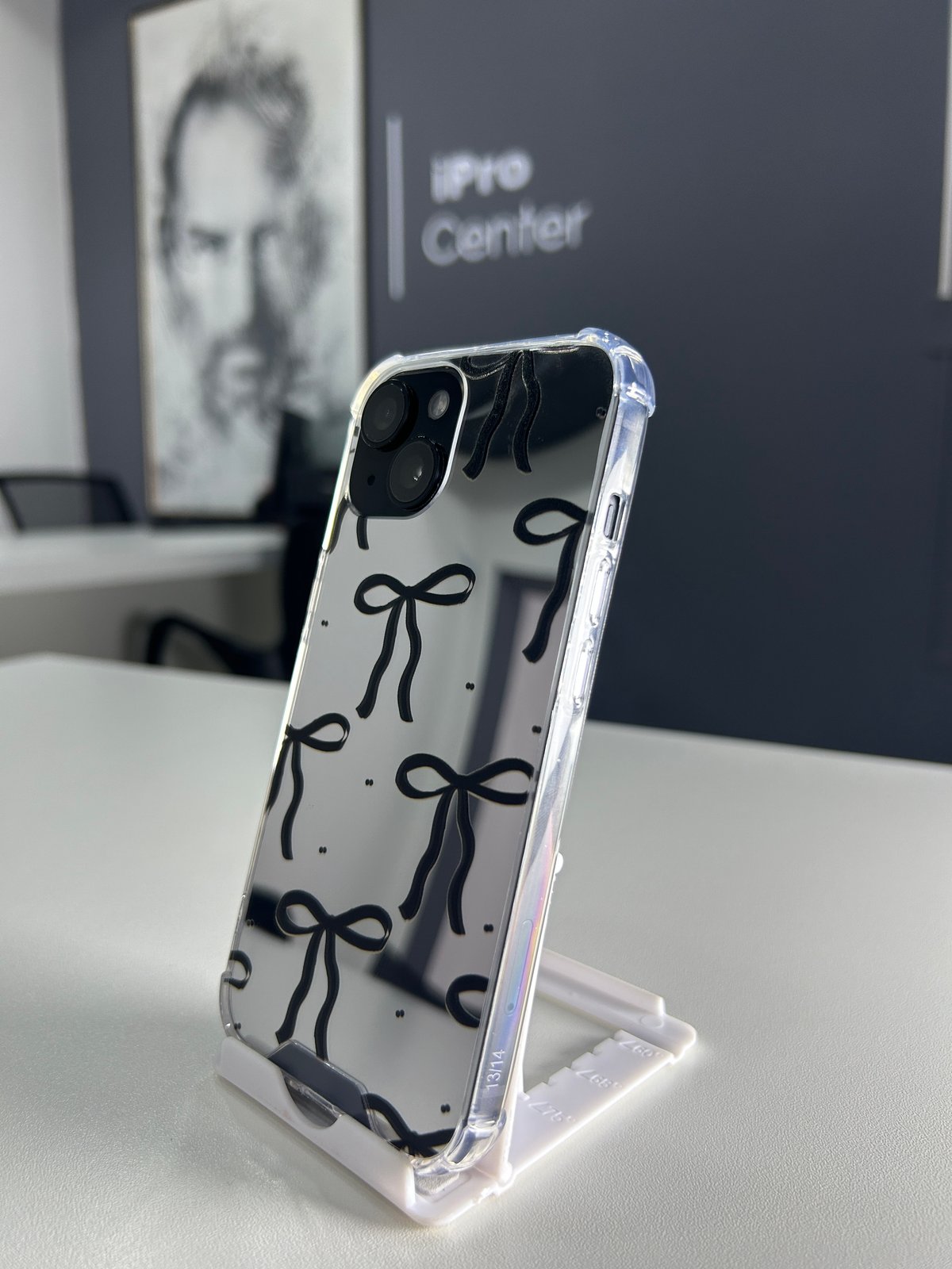 Case Espejado con moños - iPhone 13/14/15 Normal  - 3