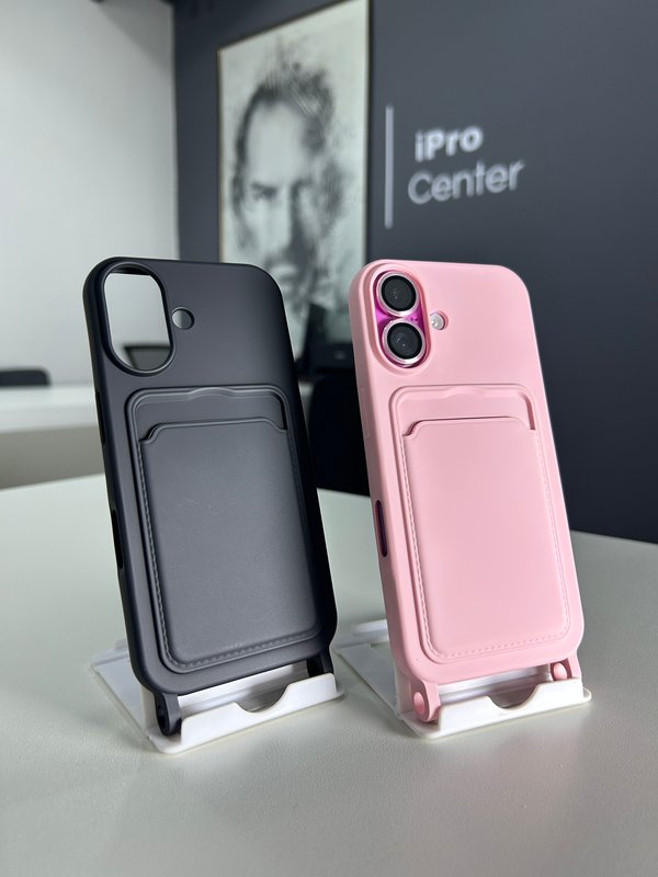 CASE CON BANDOLERA + PORTATARJETAS - iPhone 16 Normal 
