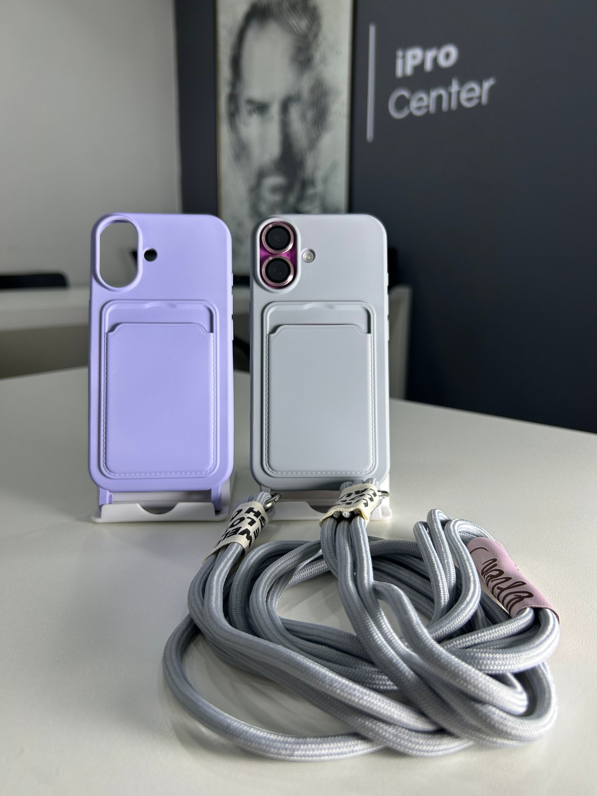 CASE CON BANDOLERA + PORTATARJETAS - iPhone 16 Normal  - 3