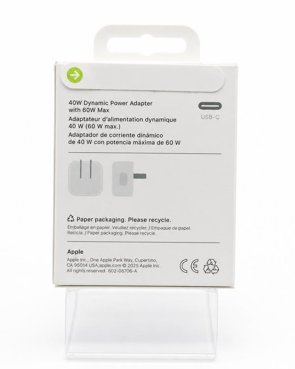 Cargador dinámico USB-C (Carga rápida 40W-60W)