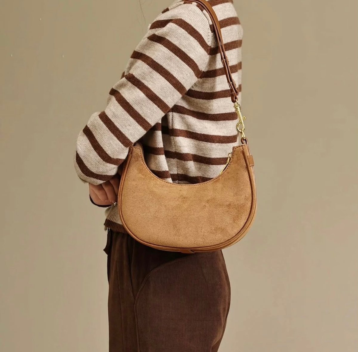 ✨Cartera de hombro, gamuza✨ - 7