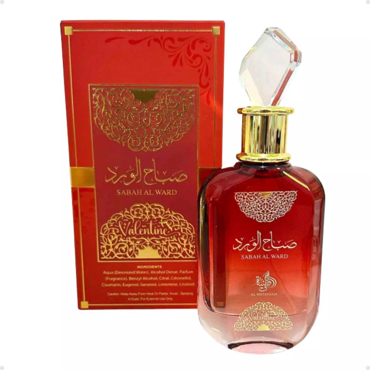 AL WATANIAH SABAH AL WARD VALENTINE EDP 100 ML