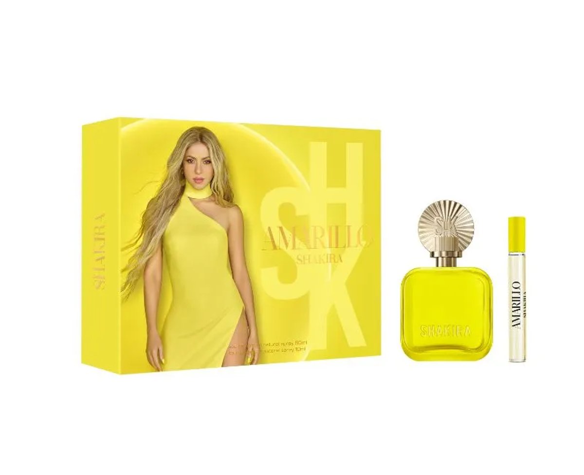 KIT SHAKIRA AMARILLO 2 PZS