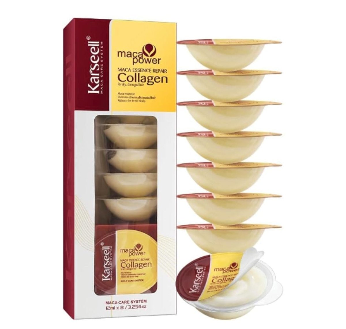 KARSEELL MASCARILLA DE COLÁGENO 12 ML X8 PZS 