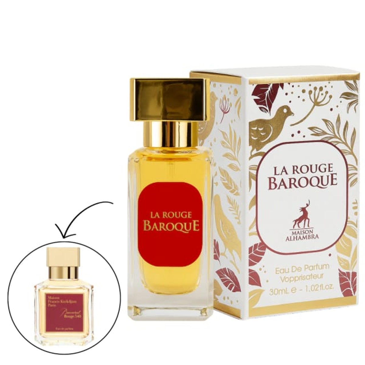 MAISON ALHAMBRA MINIATURA LA ROUGE BAROQUE EDP 30 ML