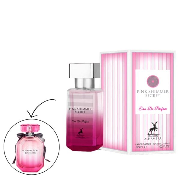 MAISON ALHAMBRA MINIATURA PINK SHIMMER SECRET EDP 30 ML