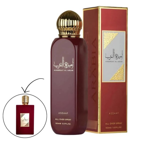 ASDAAF AMEERAT AL ARAB ALL OVER SPRAY 150 ML