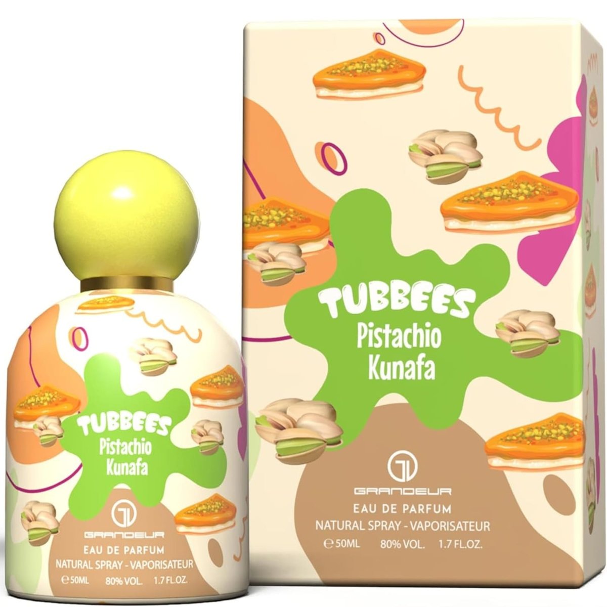 GRANDEUR TUBBEES PISTACHIO KUNAFA EDP 50 ML