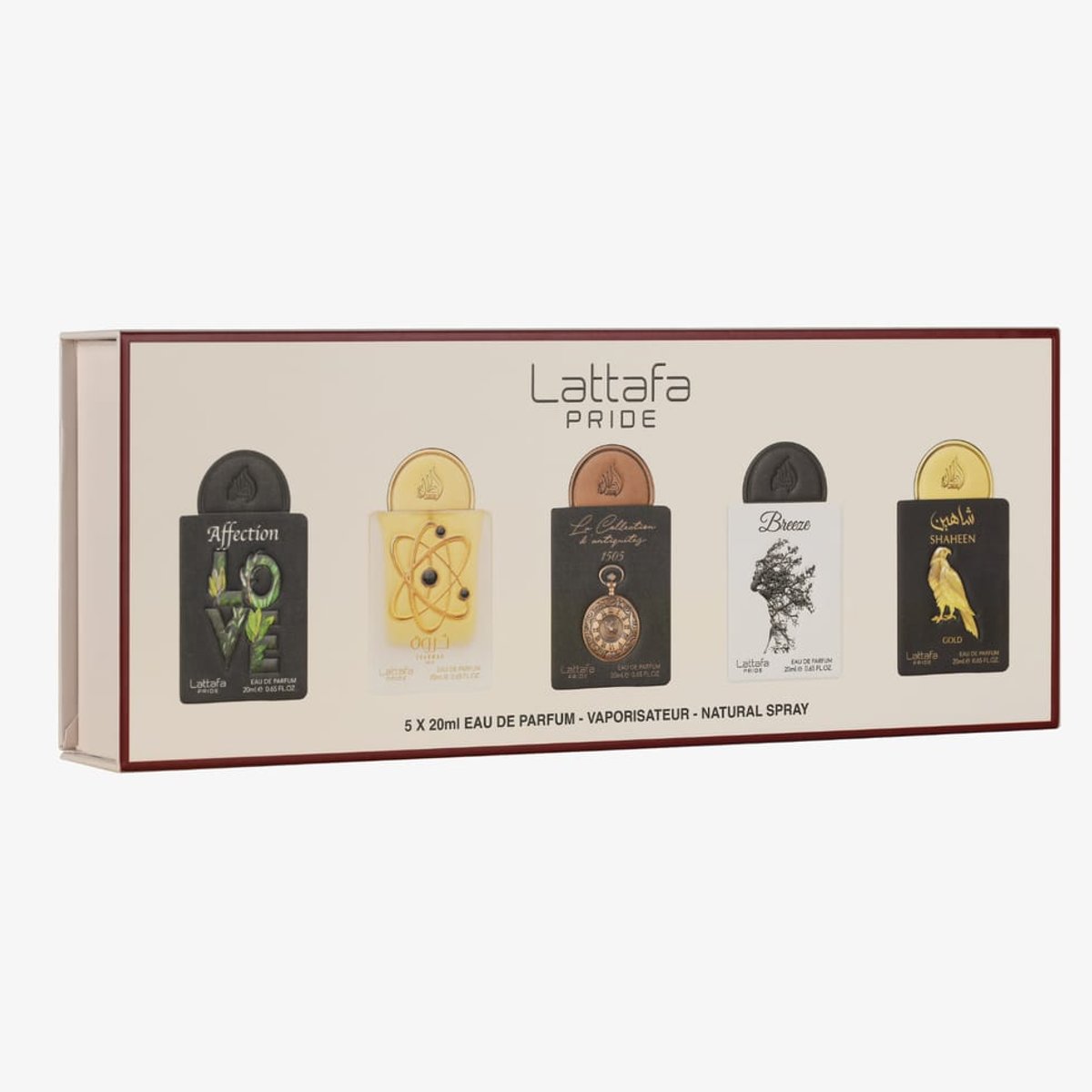 LATTAFA PRIDE SET MINIATURA 5X20 ML EDP