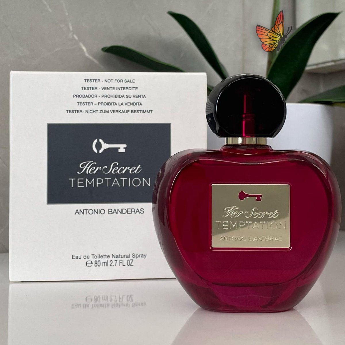 TESTER ANTONIO BANDERAS HER SECRET TEMPTATION EDT 80 ML