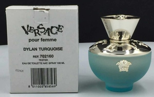 TESTER VERSACE POUR FEMME DYLAN TURQUOISE EDT 100 ML
