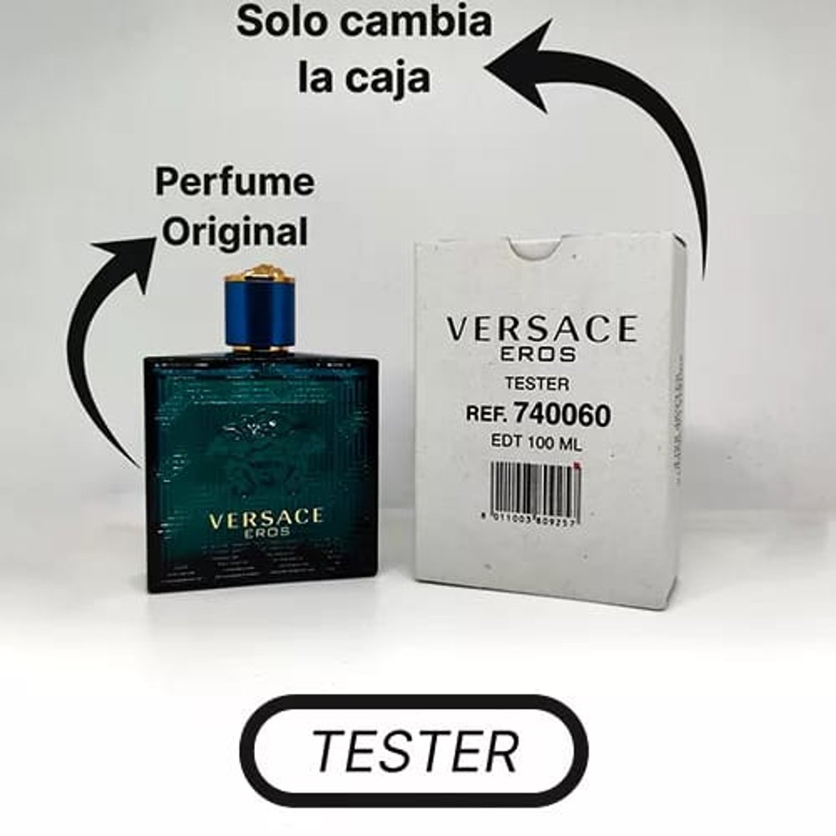 TESTER VERSACE EROS EDT 100 ML