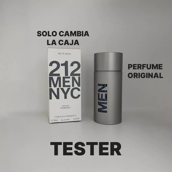 TESTER CAROLINA HERRERA 212 MEN EDT 100 ML