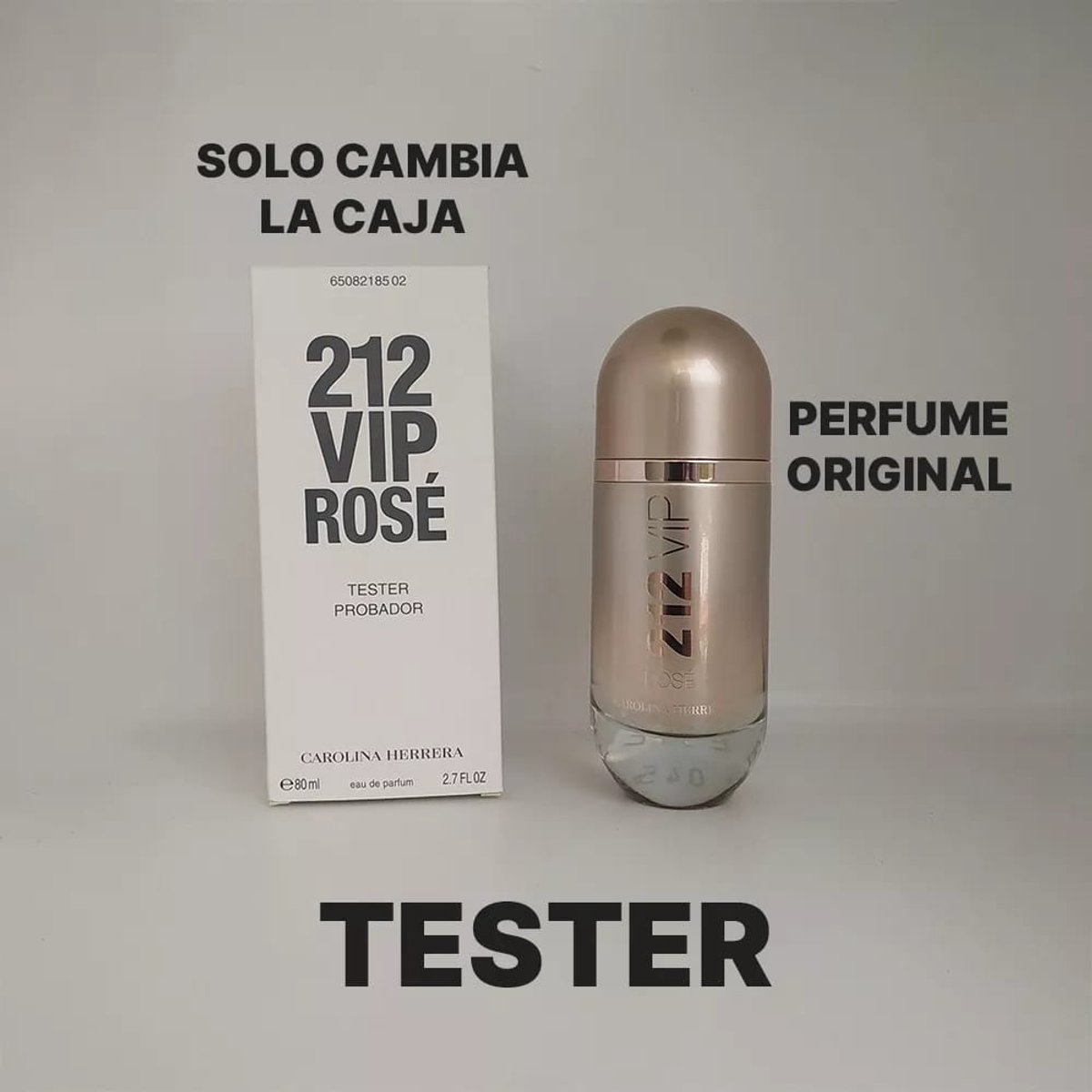 TESTER CAROLINA HERRERA 212 VIP ROSE EDP 80 ML