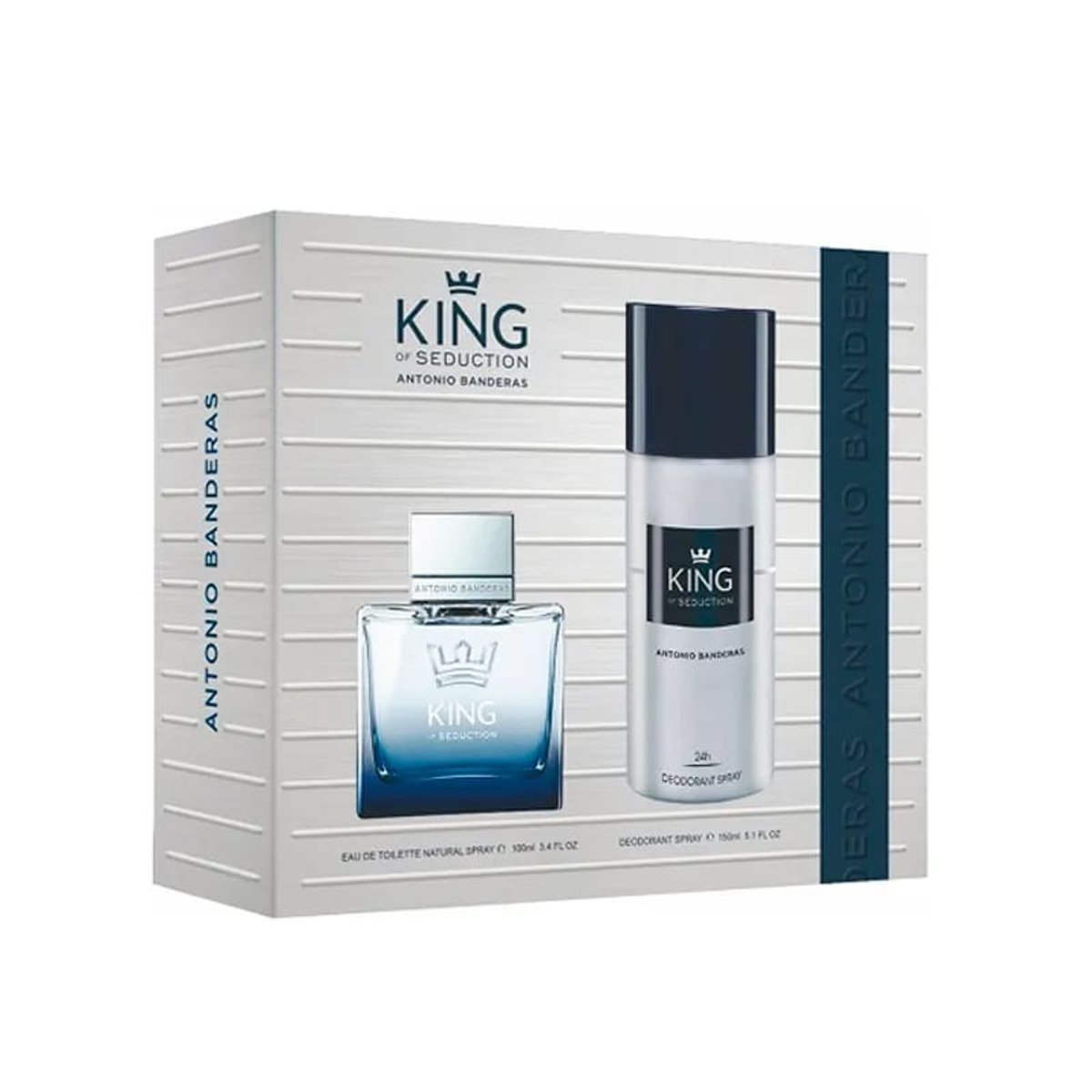 KIT ANTONIO BANDERAS KING OF SEDUCTION 2 PZS