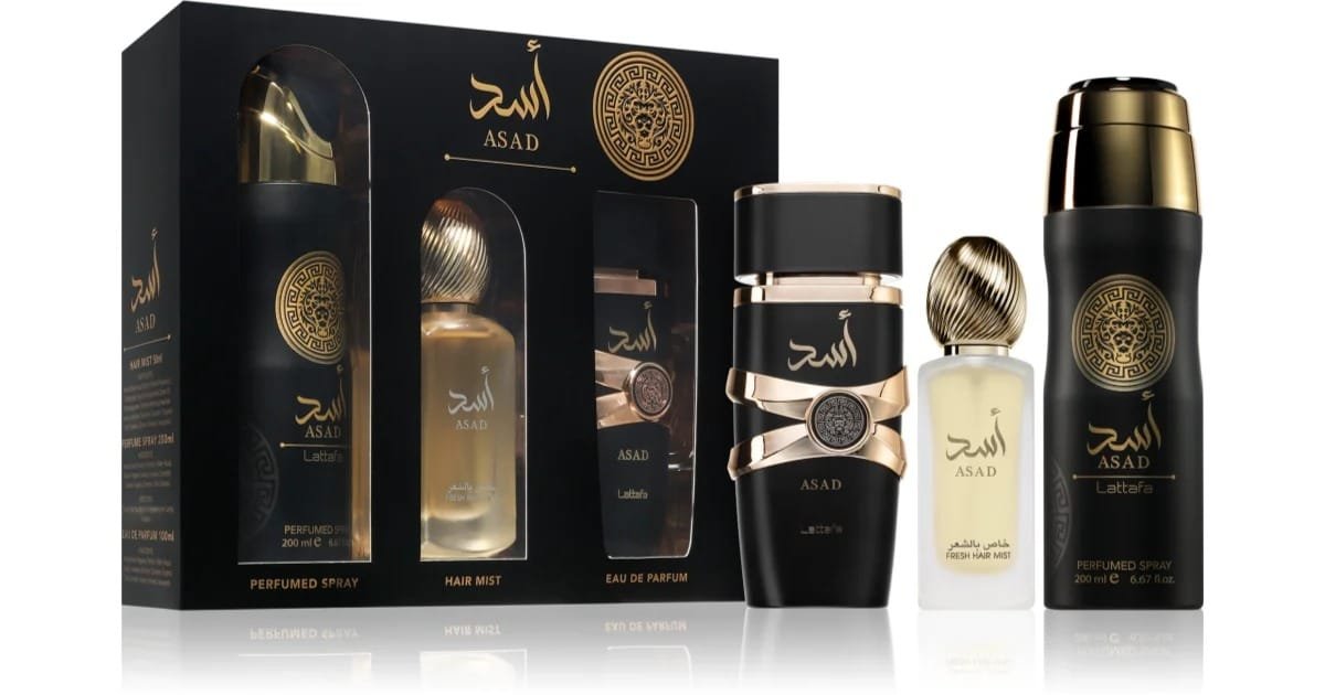 KIT LATTAFA ASAD 3 PZS