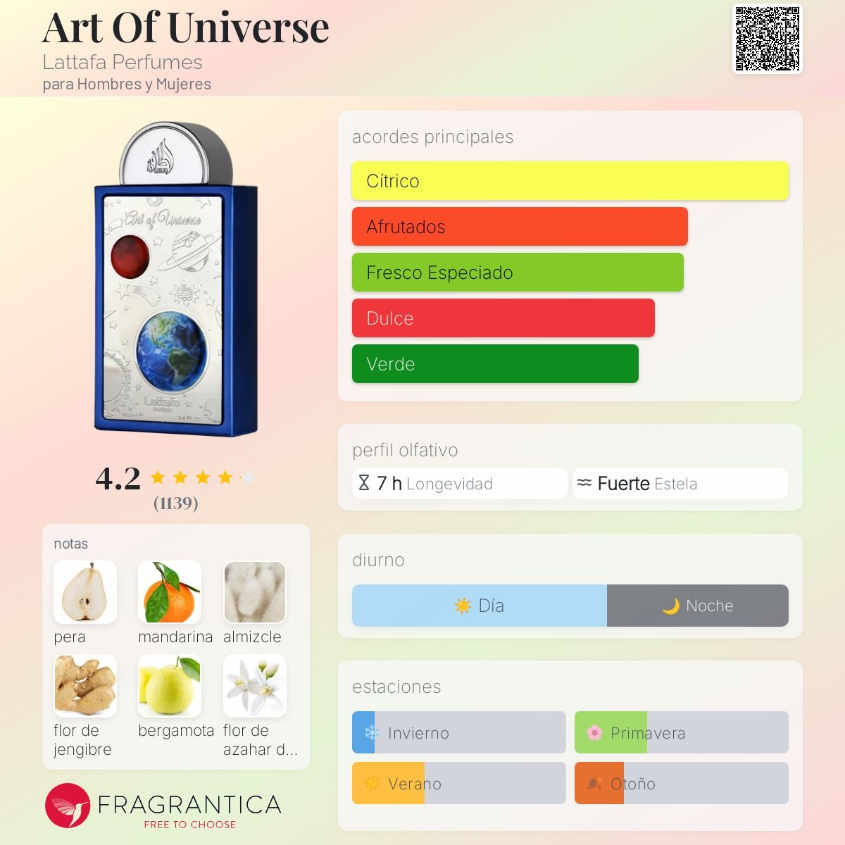 LATTAFA ART OF UNIVERSE EDP 100 ML - 2