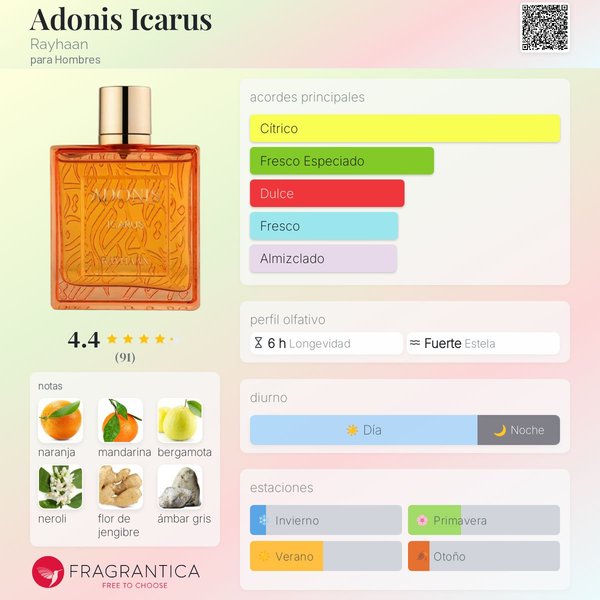 RAYHAAN ADONIS ICARUS EDP 100 ML