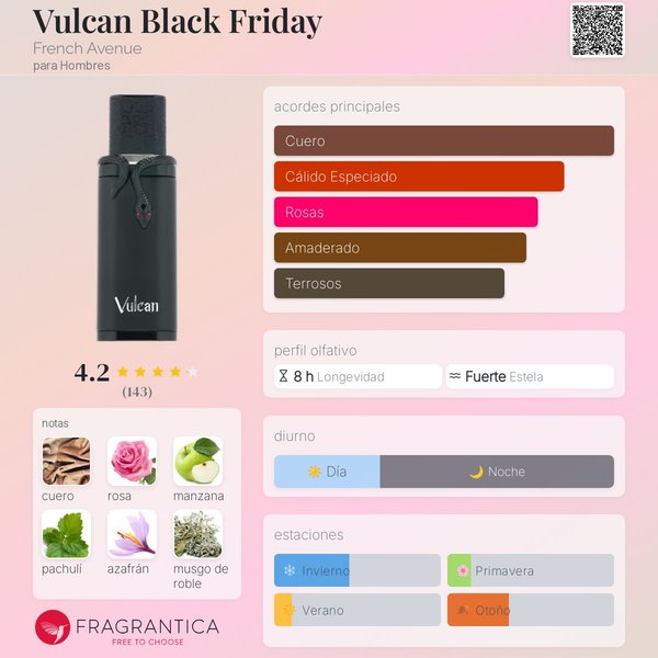 FRENCH AVENUE VULCAN BLACK FRIDAY EDP 100 ML