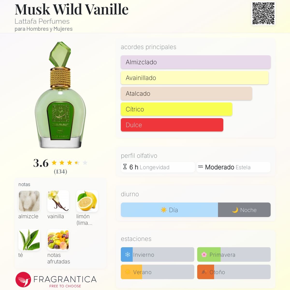 LATTAFA MUSK WILD VANILLE EDP 100 ML - 2