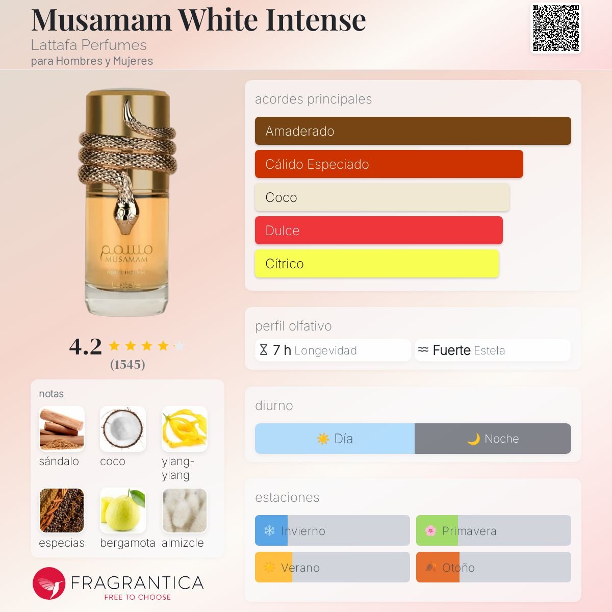LATTAFA MUSAMAM WHITE INTENSE EDP 100 ML - 2
