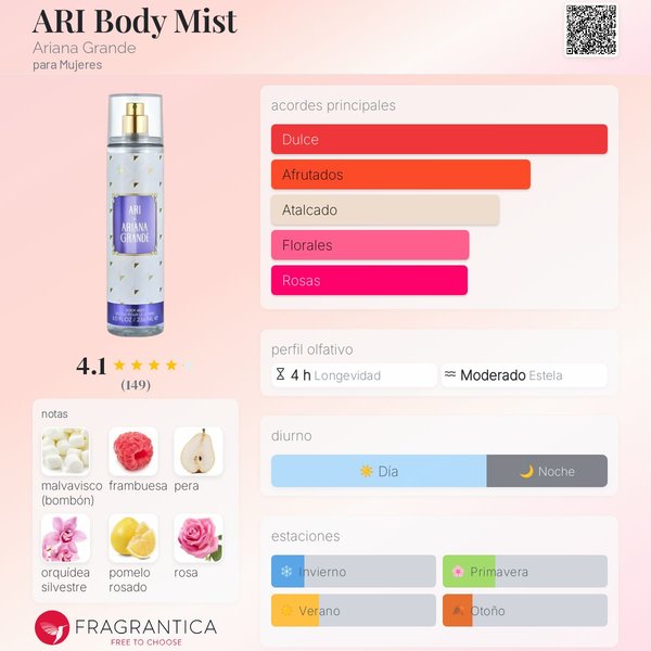 ARIANA GRANDE BODY MIST ARI 236 ML