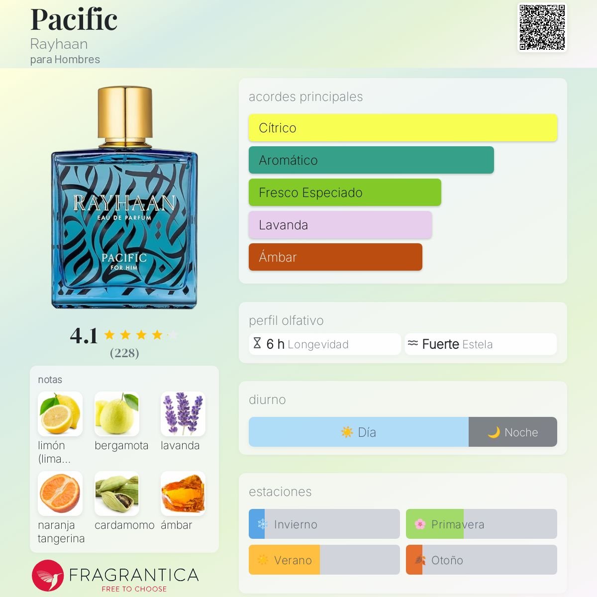 RAYHAAN PACIFIC FOR HIM EDP 100 ML - 2