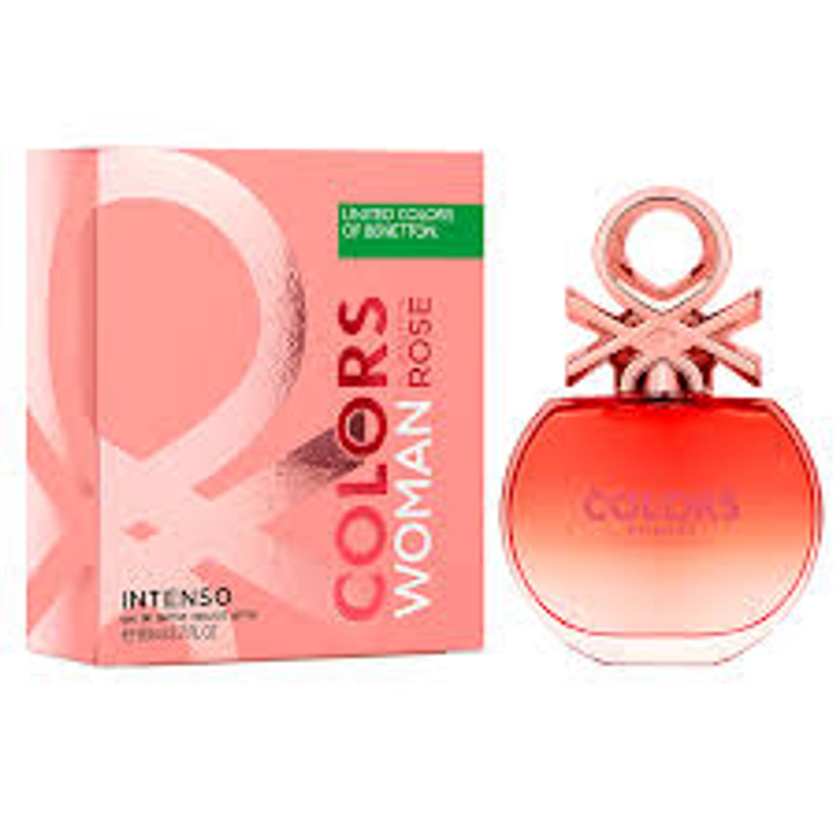 BENETTON COLORS WOMAN ROSE INTENSO EDP 80 ML