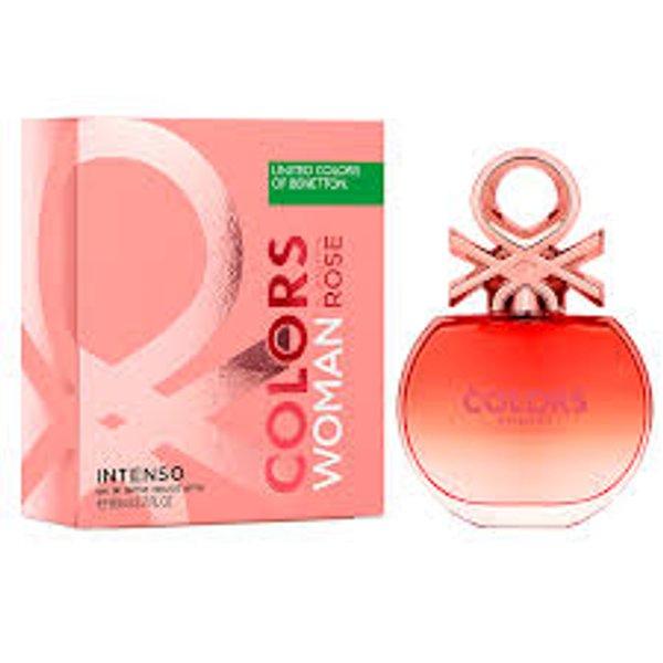 BENETTON COLORS WOMAN ROSE INTENSO EDP 80 ML