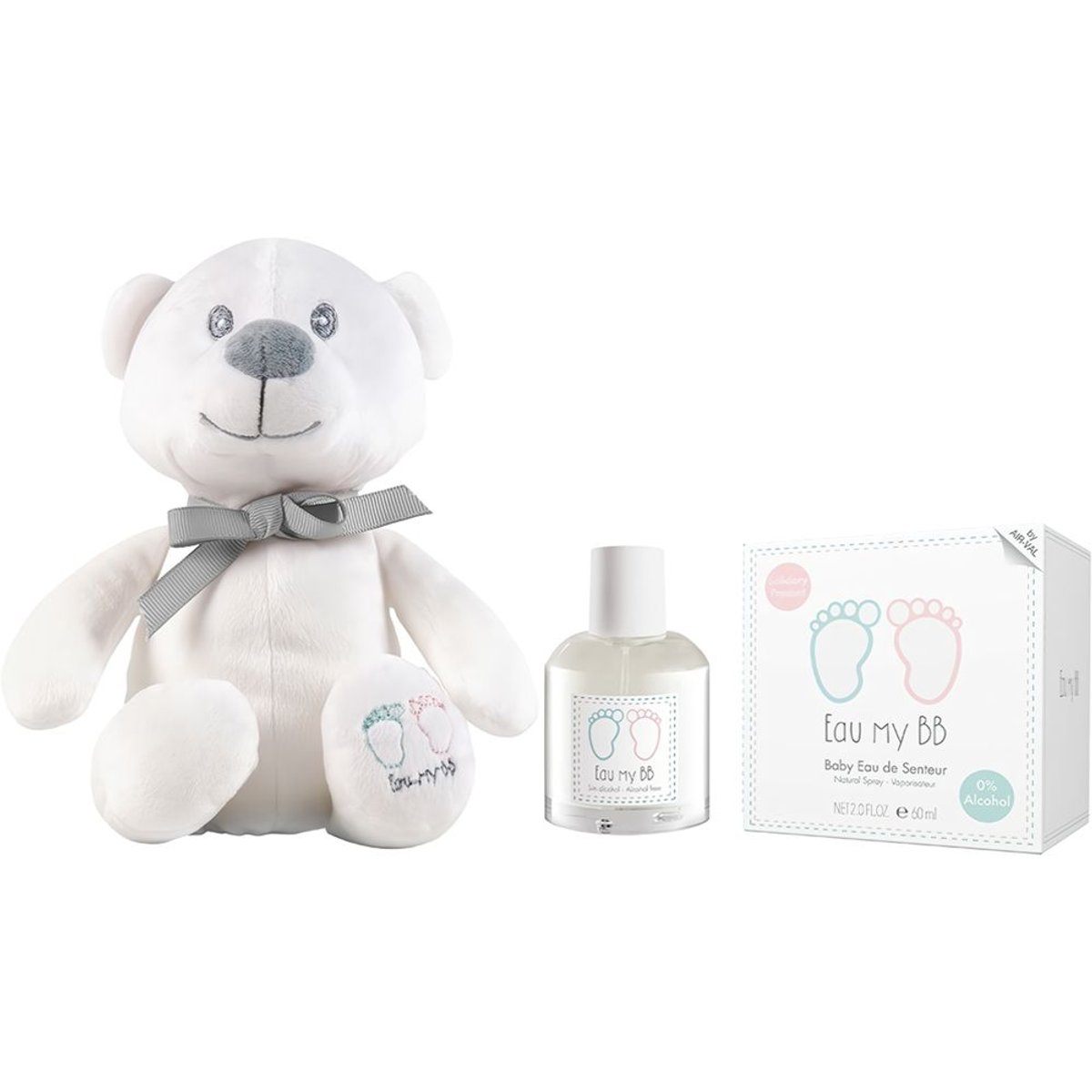 KIT EAU MY BB EDT 60 ML (0% ALCOHOL) + PELUCHE - 2