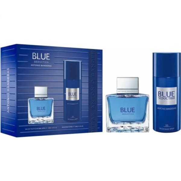 KIT ANTONIO BANDERAS BLUE SEDUCTION MEN 2 PZS