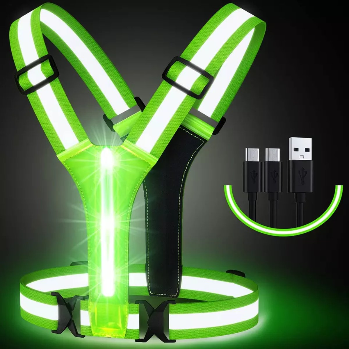 Chalecos Reflectivos LED - 3