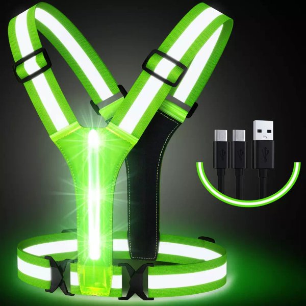 Chalecos Reflectivos LED