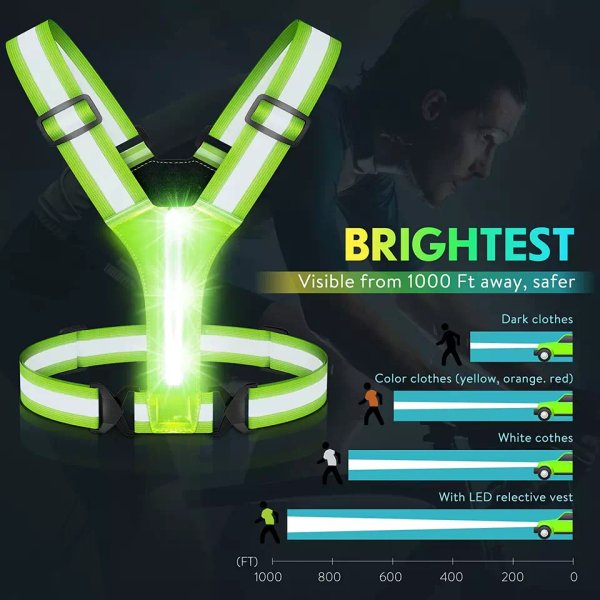 Chalecos Reflectivos LED