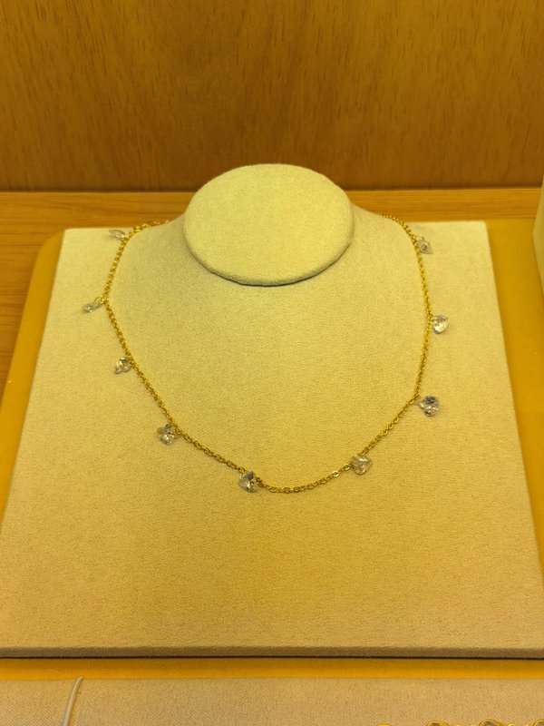 Cadena Choker de Corazón 