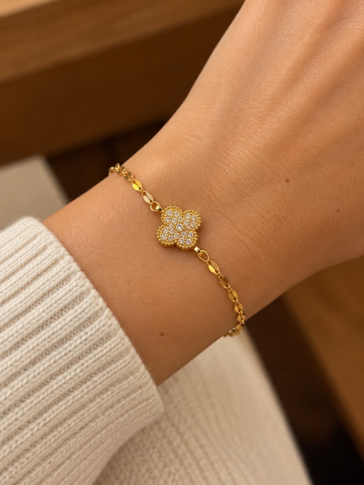 Set tipo VAN CLEEF dorado  - 3