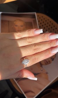 Anillo Marquis.   Zirconia 5A