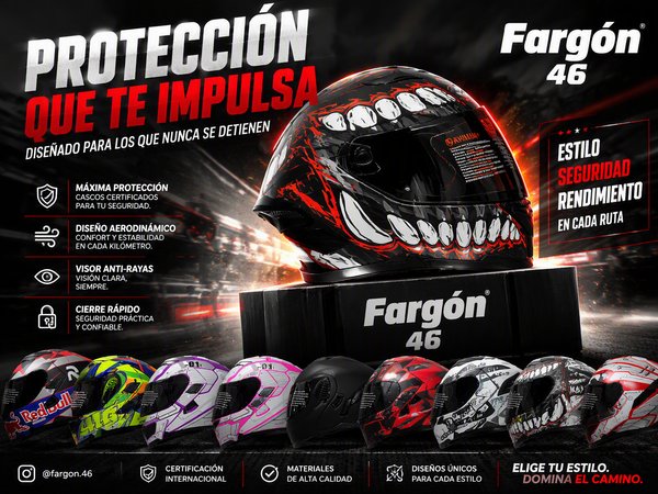 Cascos de la marca FARAÓN 