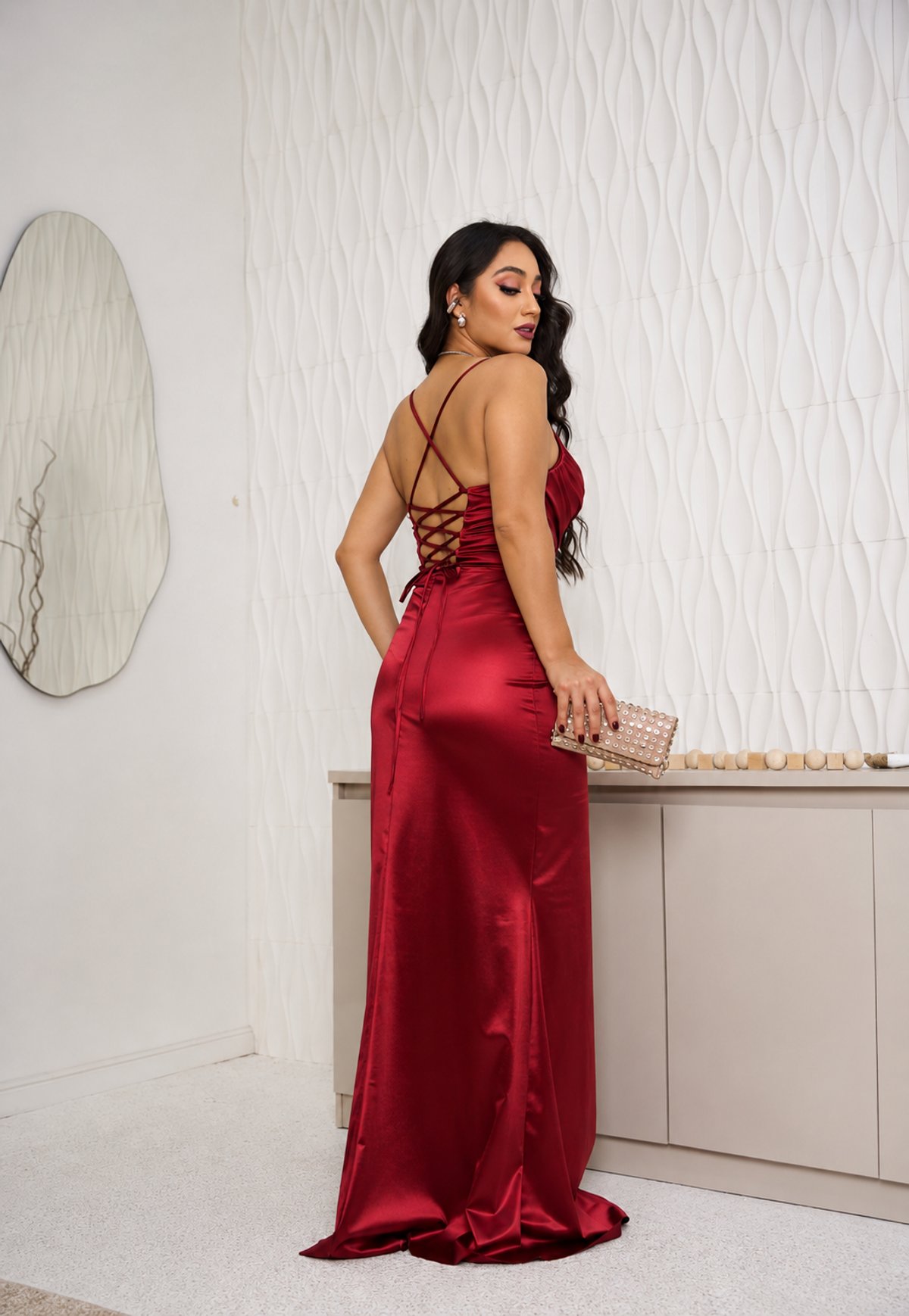 Vestido Satén  - 8
