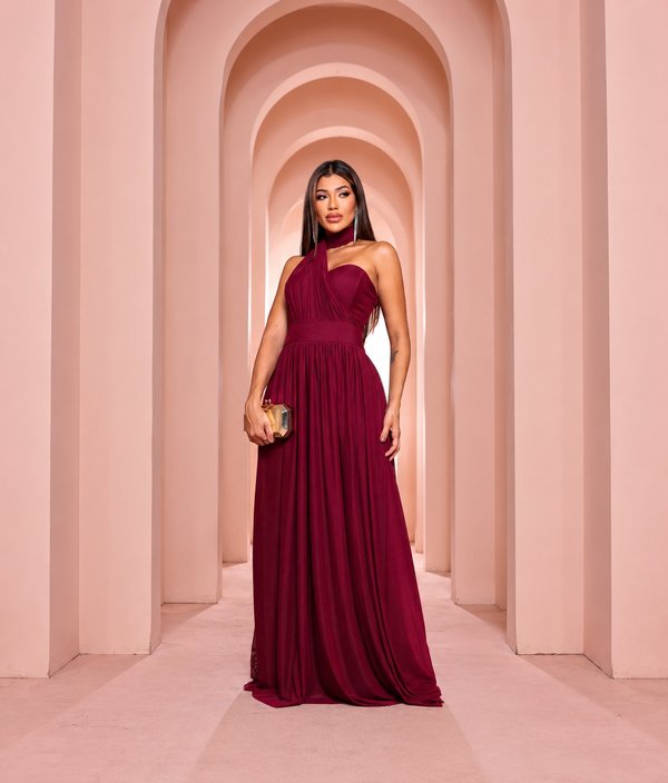 Vestido Multiformas de Tul 