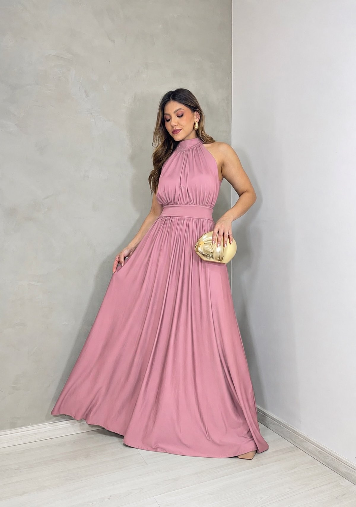 Vestido cuello alto  - 6