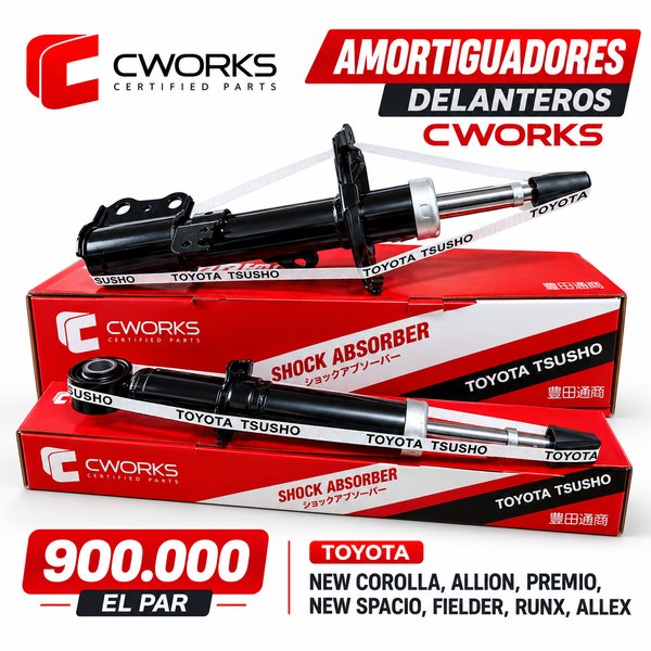 Amortiguadores delanteros Toyota