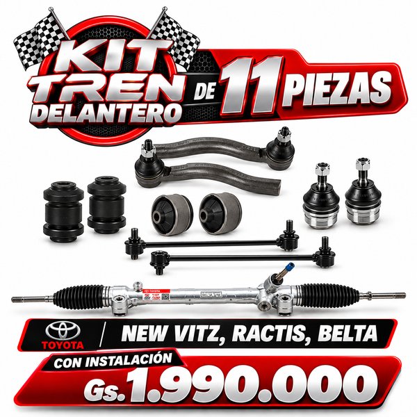 Kit de 11 piezas instalado